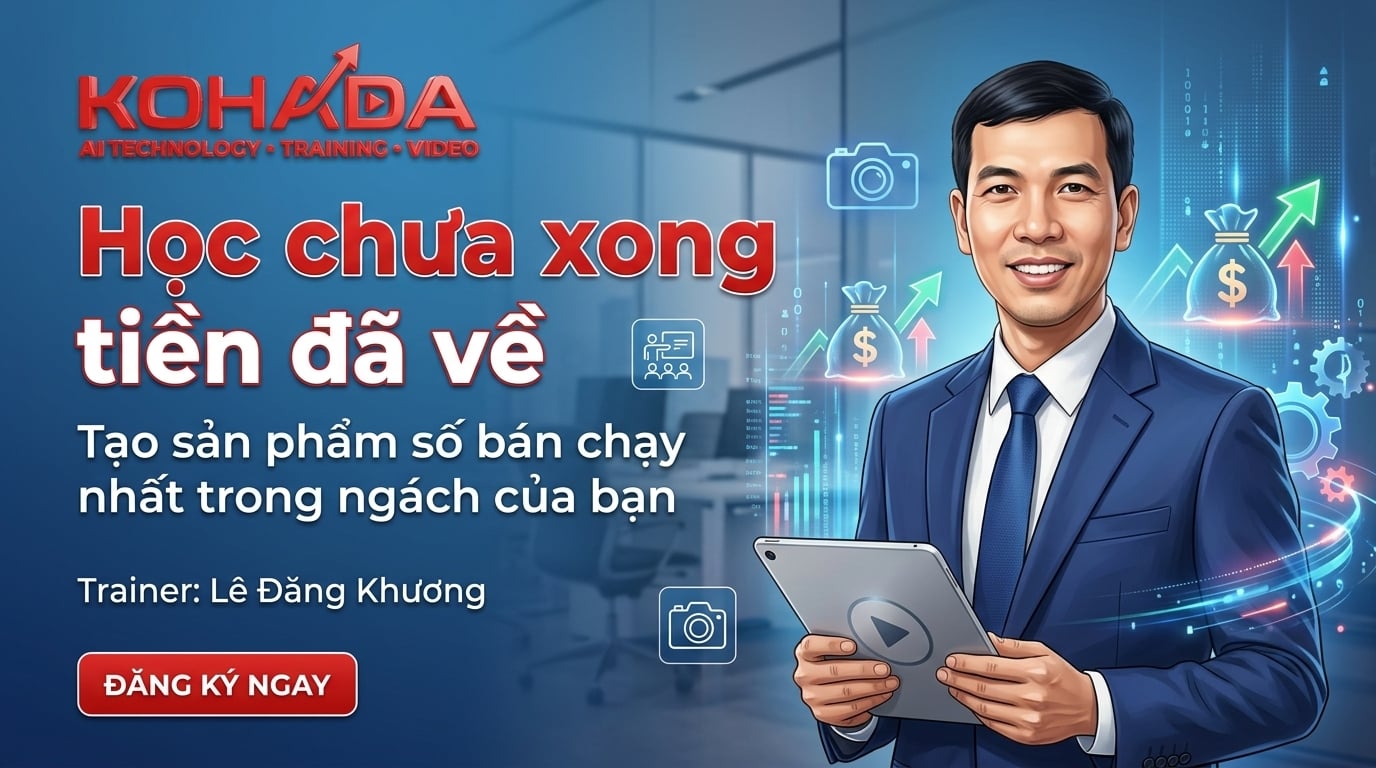 Học Chưa Xong - Tiền Đã Về · Tạo sản phẩm số bán chạy nhất trong ngách của bạn · Trainer VŨ TRỤ EA FOREX · KOHADA
